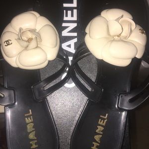 Chanel jelly sandals